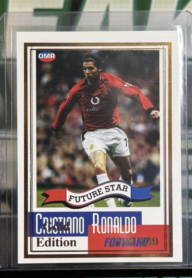 2004 OMR Future Star Gold Edition 1/100 Cristiano Ronaldo RC Rookie