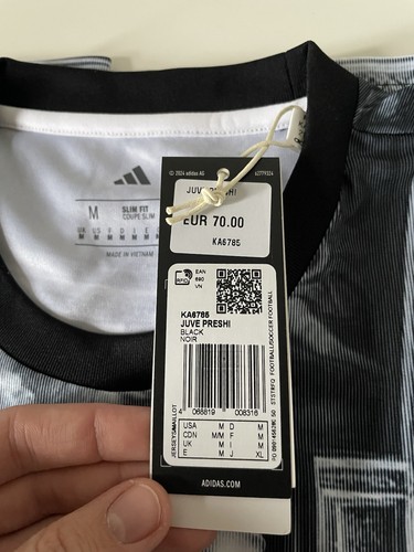 Juventus Adidas Pre Match Adp Collection Del Piero Tee Size M 2025/2026 NEW - Picture 11 of 15