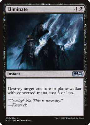 Eliminate (097) Core Set 2021 M21 MTG Magic