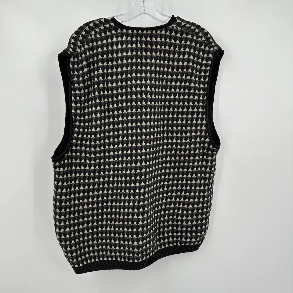 Old Glory Mens Grandpa Sweater Vest Size L Vintage Academia Preppy Foto 2 de 4