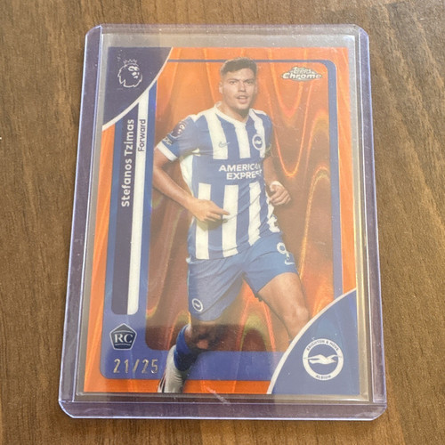 Topps Chrome Premier League Stefanos Tzimas Rookie 21/25 Brighton