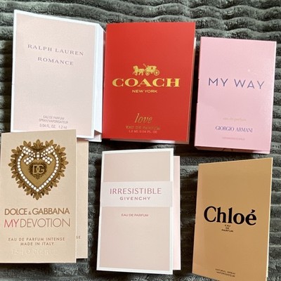 3x MYSTERY Brand New Designer Perfume Samplers Womens Luxury Eau De Parfum