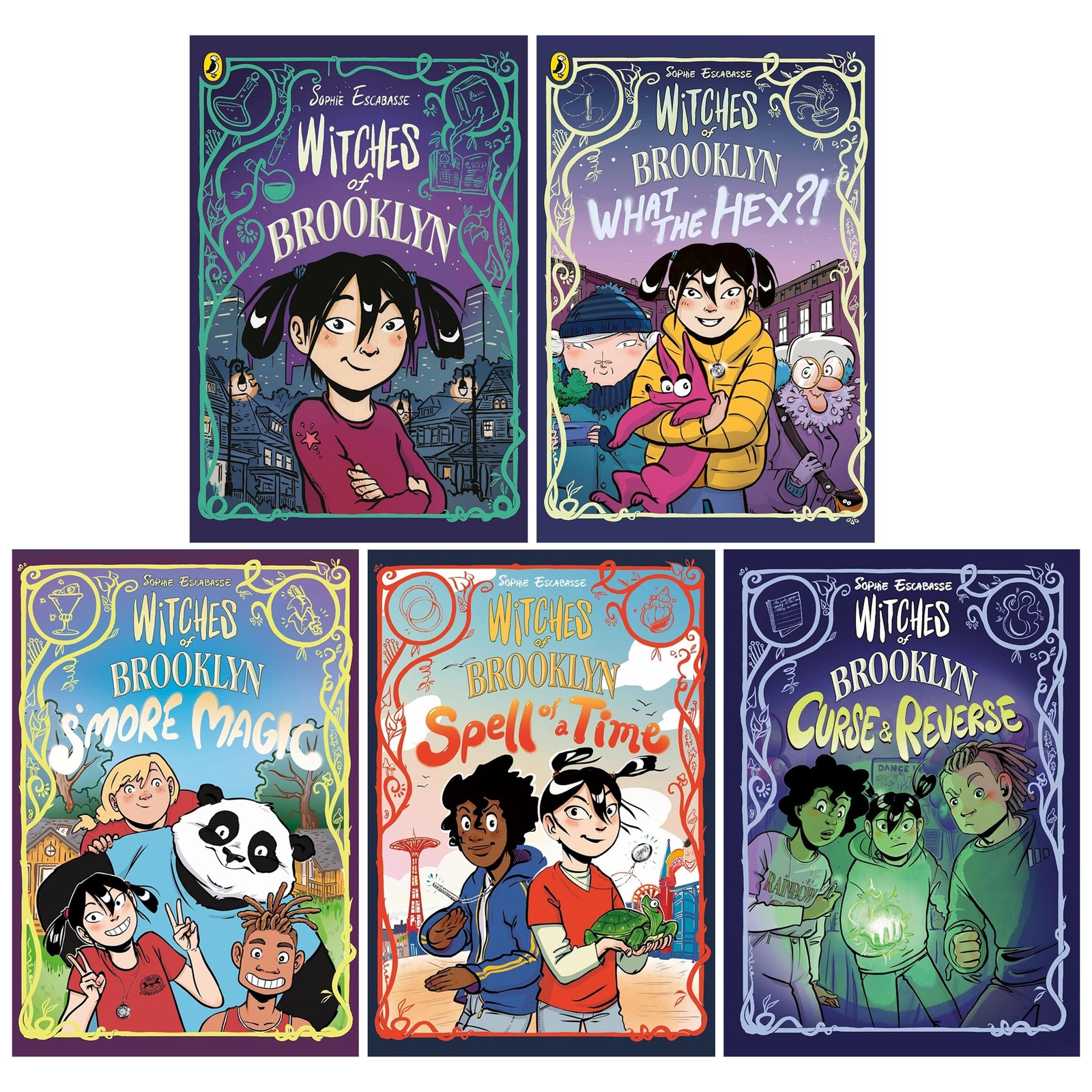 Witches of Brooklyn Graphic Novel Series by Sophie Escabasse 5 Books Set - Image 4