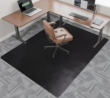 Clear Chair Mat for Carpet,  60"x46" 60" x 46" (For Carpet) Black (for Carpet)