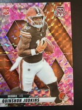 2025 Panini Mosaic - Rookies Quinshon Judkins 365 Camo Pink Mosaic Prizm Rc