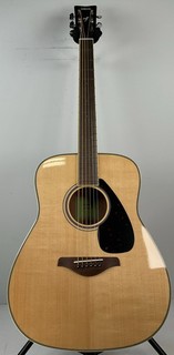 Yamaha FG820 Dreadnought Acoustic Guitar Natural Overset Neck