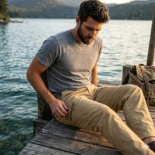 Weatherproof Vintage Men's 40x32 Khaki Flex Utility Pants NWT