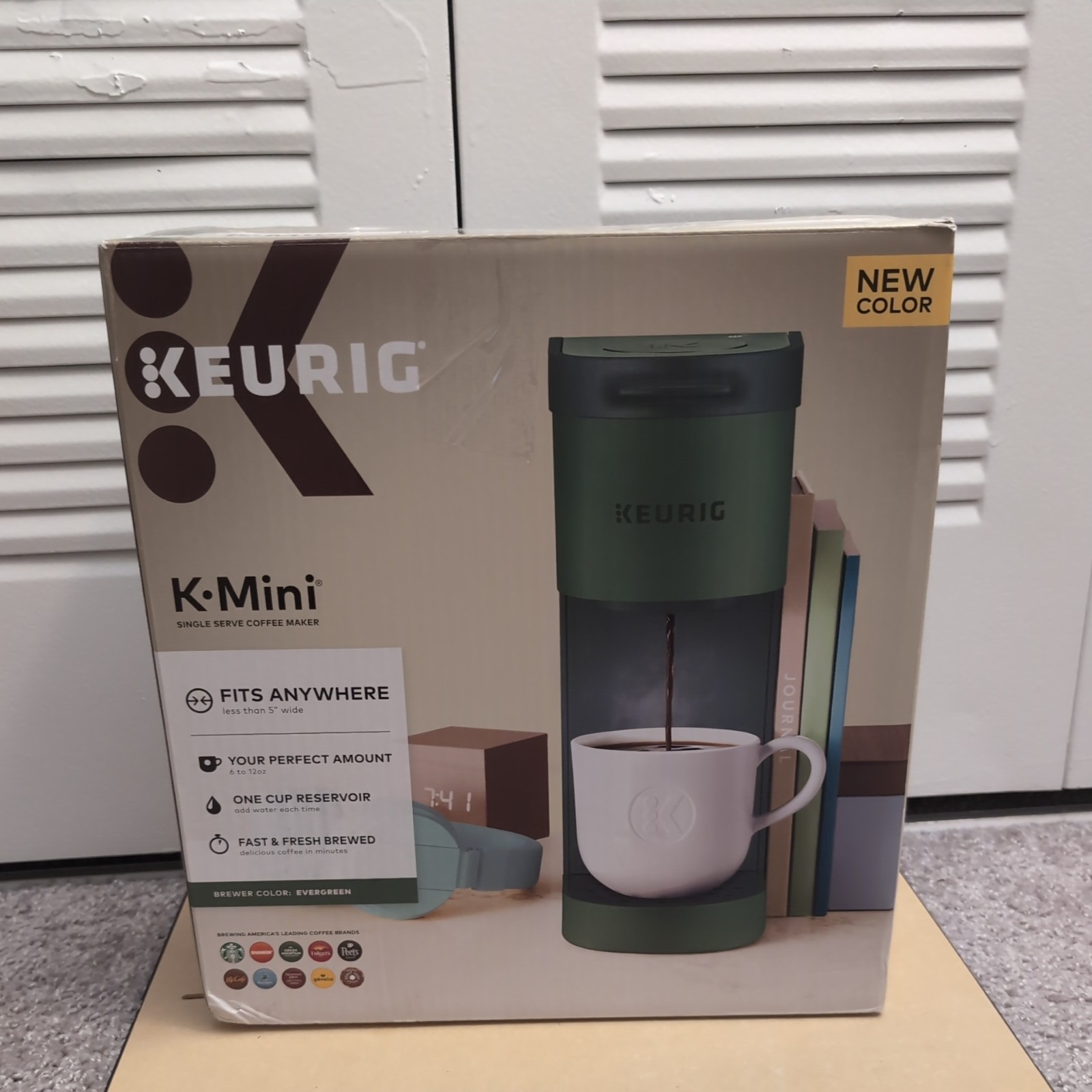 Keurig K-Mini Plus Single Serve K-Cup Pod Coffee Maker, green