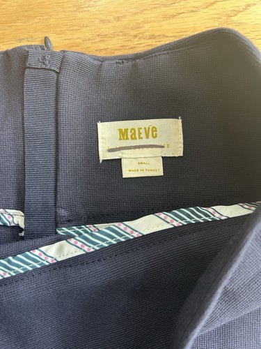 Neu mit Etikett Anthropologie Maeve Piqu Minirock marineblau Größe Small - Bild 8 von 10