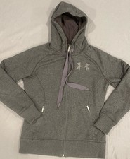 Under Armour Women  s Hoodie S Full Zip Fleece Charged Storm Coldgear Loose Fit
