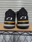 Air Jordan Retro Big Fund Size 14 Vintage Black Gold Suede Nubuck Sneeakers EUC — photo 4