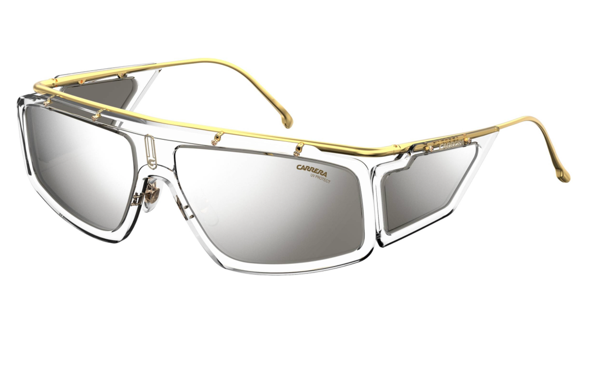 CARRERA FACER 900 T4 Sunglasses Crystal Frame Silver Mirror  display picture 2