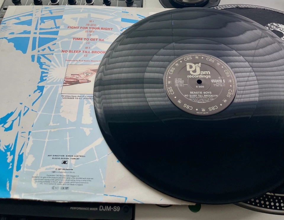 Beastie Boys – Fight For Your Right OG 1987 Press 12" In Picture Cover VG+/VG Foto 2 de 2