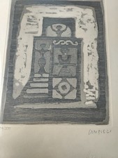 Massimo Campigli – Litografia originale firmata a mano – 162/300  48*34cm