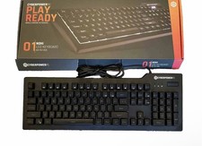 Cyberpower PC Play Ready 01 NOHI LED Wired Gaming Keyboard Black KB-161-306