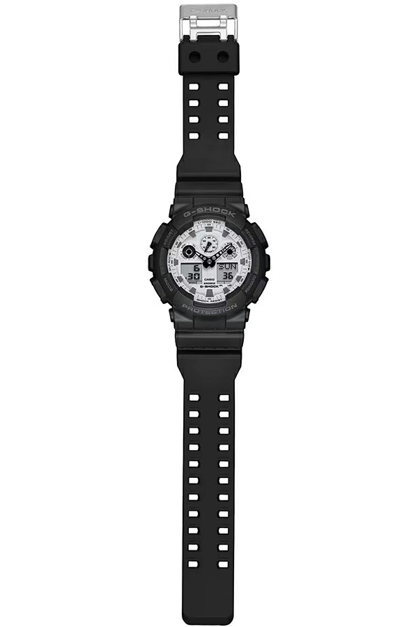 CASIO G-SHOCK GA-100WD-1AJF ブラック&ホワイト Casio G-SHOCK GA-100WD-1AJF JDM Black and Brilliant White Analog