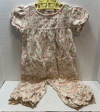 Vintage Gymboree Floral Romper 18-24 M Pastel...