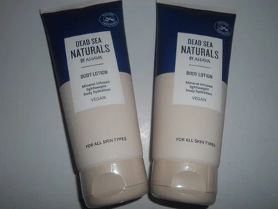 x 2 Ahava dead Sea naturals body lotion 200ml new uk seller - Image 1 of 2