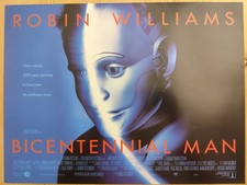 Bicentennial Man &ndash; UK Mini Quad &ndash; Robin Williams / SFFi Drama &ndash; 1999 &ndash; 12x16
