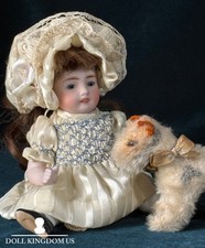 Antique German Kestner (?) All Bisque Mignonette 7” Doll