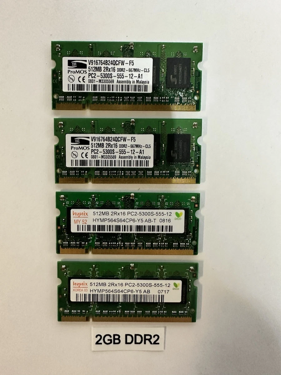 Hynix PC2-5300 DDR2-667 Computer Memory (RAM) 512 MB Capacity per