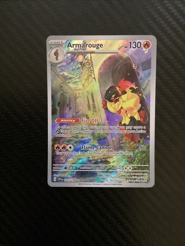 2023 Pokemon TCG Armarouge 203/198 Illustration Rare Holo SV01 Scarlet Violet NM
