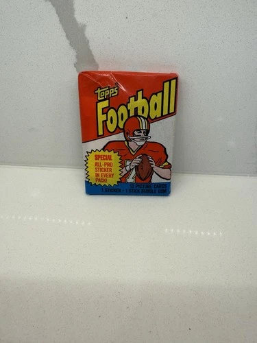 1983 Topps Sealed Wax Football PACK Allen ROOKIE ? McMahon ? Montana ? Payton ?