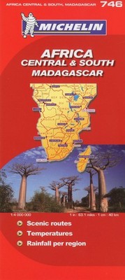 Michelin Map Africa Central South and Madagascar 746 (w/cover) (Maps/Country...