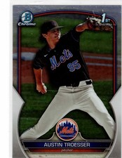 Austin Troesser New York Mets 2023 Bowman Draft 1st Bowman
