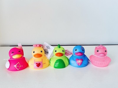 Target Bullseye Playground Valentine s 2026 Rubber Duck 5pc Set Cupcake Dinosaur