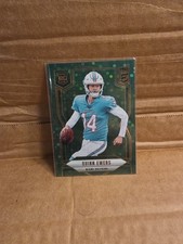 2025 Donruss Elite Quinn Ewers Green Disco Rookie Card #116 Miami Dolphins