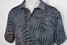 UNDER ARMOUR PLAYOFF POLO XXL Men's Poly Spandex Golf Shirt Black Multi Print