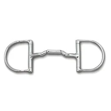 Myler Pony Dee Snaffle Bit - Stainless Steel, Mullen Barrel, USEF/FEI Legal