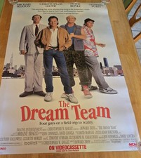 1989 The Dream Team Movie Video Promo Poster 27x40 Michael Keaton Peter Boyle