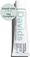 Davids Nano Hydroxyapatite Travel Size Toothpaste Peppermint 1.75oz Fluoride