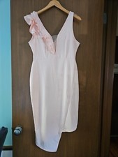 Women's BLVB Ruffle Sleeveless Cocktail Dress Knee Length Party Size Medium
