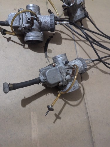 1997 POLARIS XCR xc XLT 600 triple wedge OEM MIKUNI carbs carburetors set - Picture 2 of 8