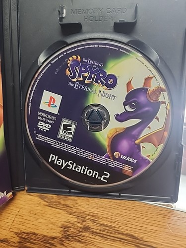 The Legend of Spyro: The Eternal Night (Juego PS2 2007) CIB Etiqueta Negra Completo - Imagen 4 de 6