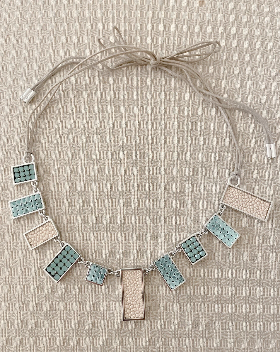 Swarovski geometric best sale necklace