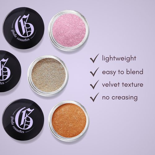 Giselle Cosmetics Loose Powder Mineral Eyeshadow Single 3g Golden Sand - Picture 6 of 8