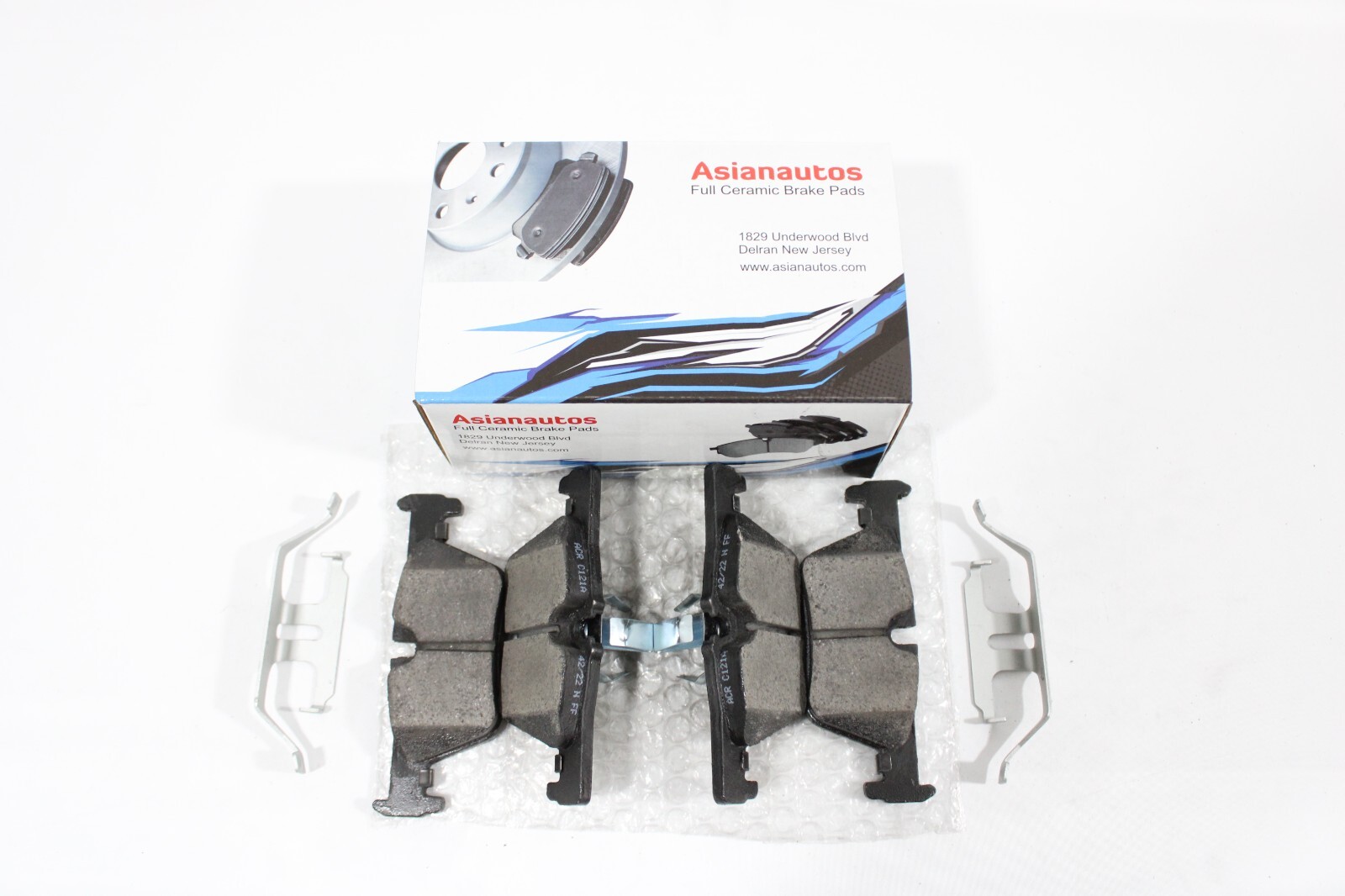 Asianautos Full Ceramic Rear Brake Pads W/Hardware For BMW 430i Gran