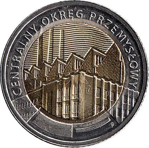 Poland 5 Zlote 2017 "Central Industrial District"