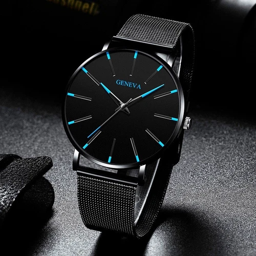Waterproof Men's Watch Stainless Steel Quartz Luminous Classic Watches Business - Picture 11 of 16