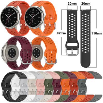 For Amazfit Active2 （A2437）Replacement Strap Sport Silicone Watch Band Wristband