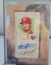 2018 Topps Allen & Ginter Raudy Read RC Framed Mini Auto MA-RR Nationals