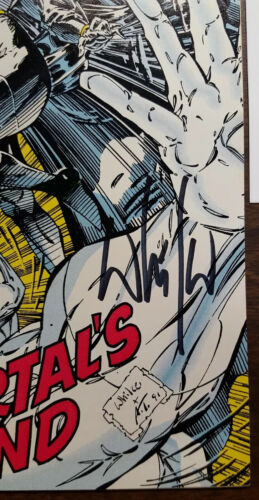 The Uncanny X-Men (1963) #285 Newsstand SIGNED Whilce Portacio Notarized WOS - Picture 4 of 5
