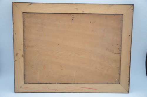 Ancienne peinture huile s bois, orientaliste bédouin dromadaire désert non signé - Imagen 9 de 9