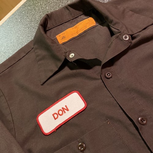 Vintage Mechanic Shop Work Wear Uniform 