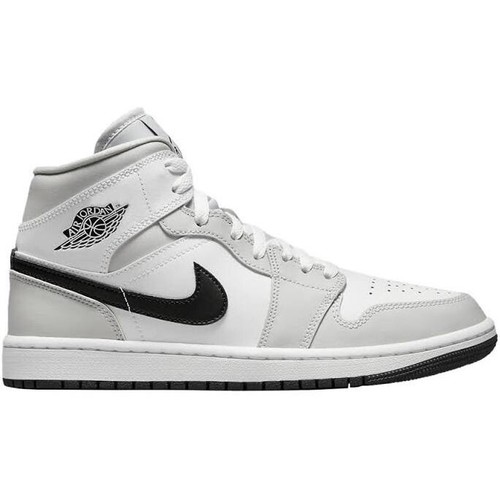 Women's Air Jordan 1 Mid Light Smoke Grey Fog - Size 8.5W | eBay