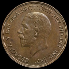 1931 George V Penny, A/UNC